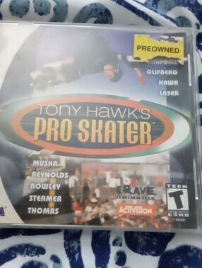 Video Game - Tony Hawk Brand, Green & Orange Cover